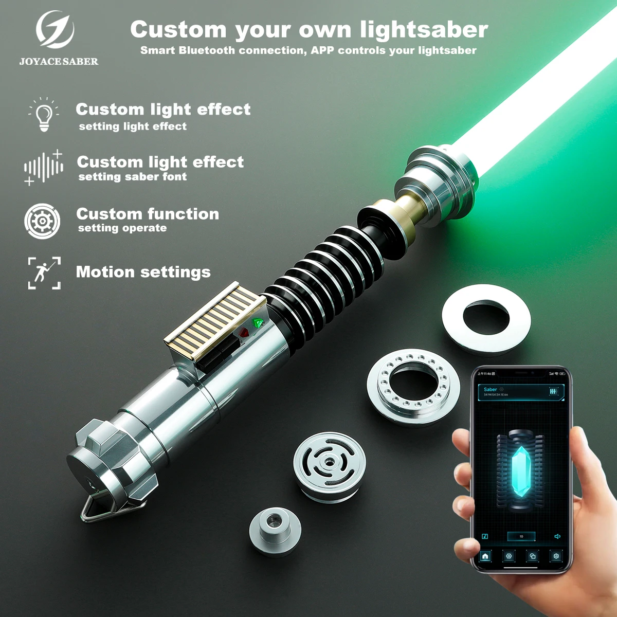 

Skywalker Luke Lightsaber Pixel Jedi Light Saber Xenopixel 3.0 Laser Sword Heavy Dueling Infinite Color Changing Smooth Swing