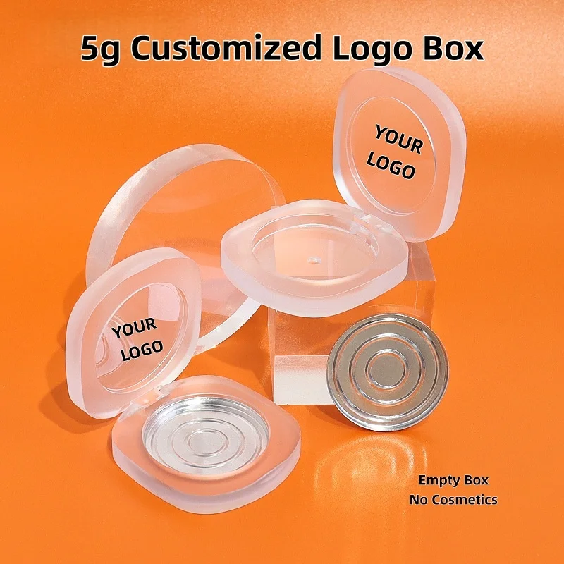 【Logo Custom】50Pcs Customized 5ml Solid Fragrance Cream Box Flip Version Suitable for Cosmetics and Skincare Packaging Materials