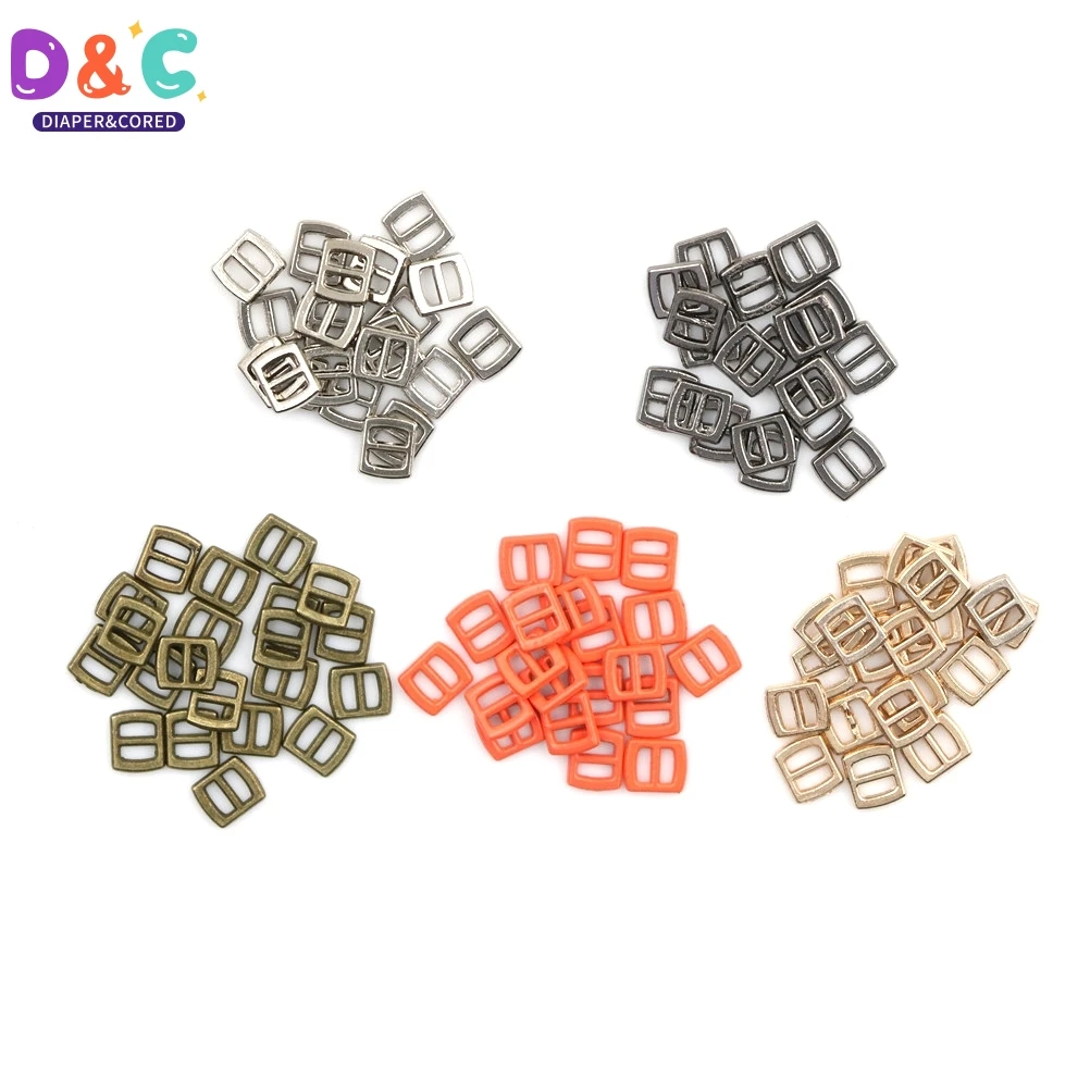 10Pcs Mini Tri-glide 3 Mm Ultra-small Belt Buckle Doll Clothes Buttons Shoes Buckle Blyth Doll Clothing Accessory