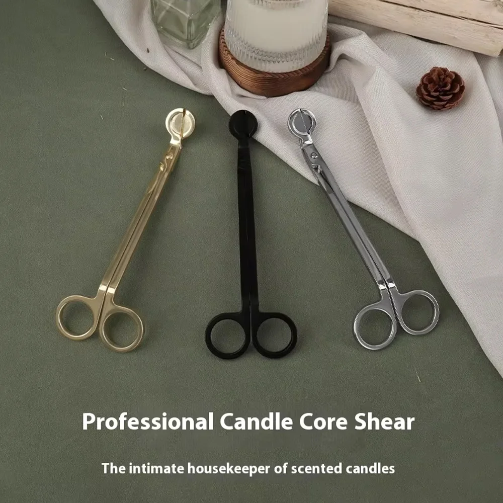 الفولاذ المقاوم للصدأ الشموع المتقلب مصقول الفتيل المقص القاطع الروائح اللون مقص DIY بها بنفسك شمعة أداة شمعة الرعاية الملحقات #3