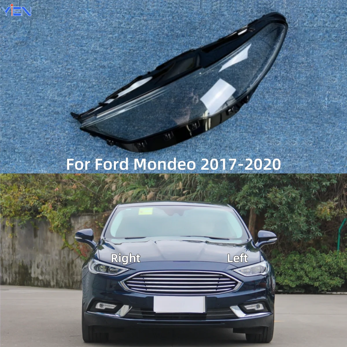 

Для Ford Mondeo 2017 2018 2019 2020 автомобильные аксессуары, крышка фары, хорошая прозрачность и светопередача.