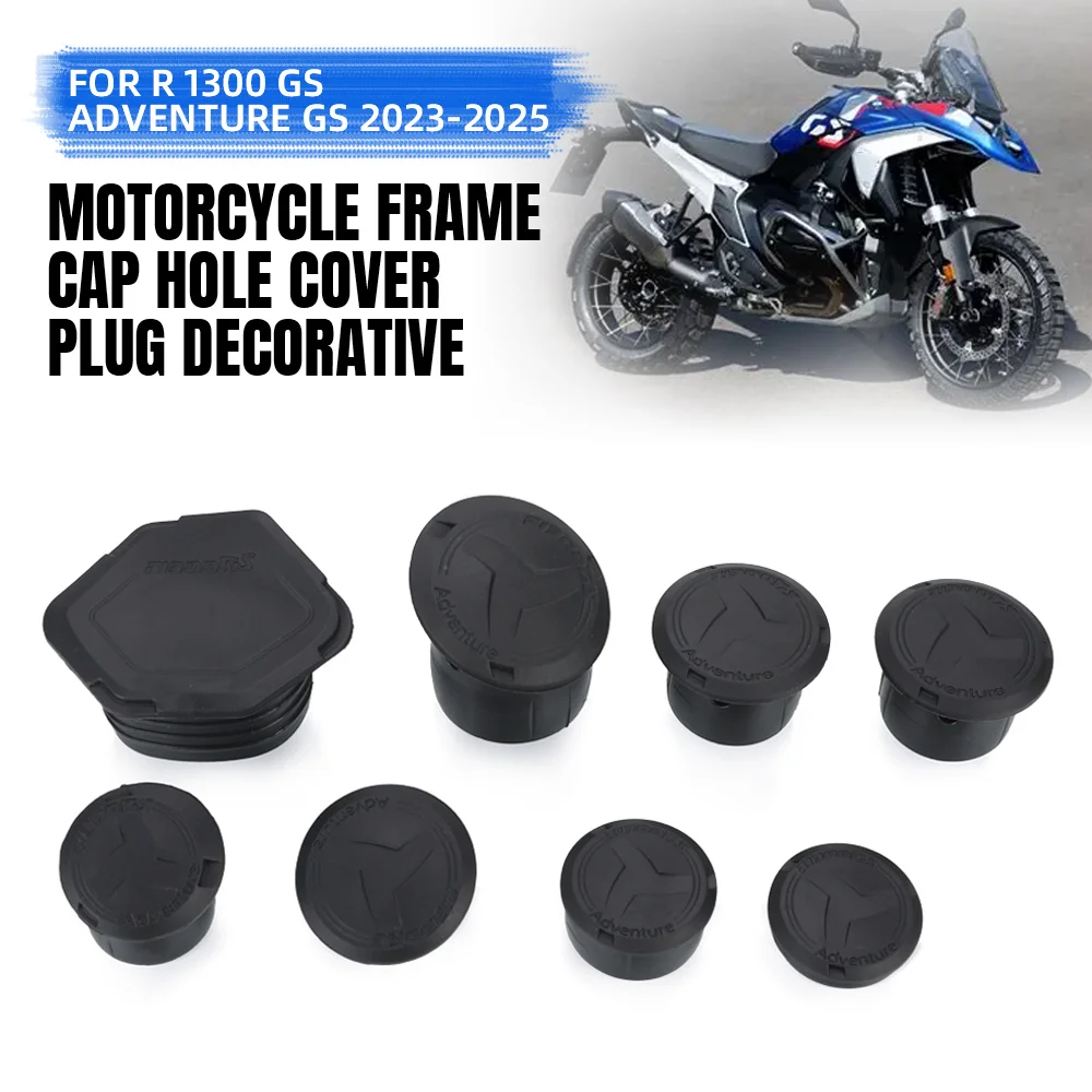 

For BMW R 1300 GS Adventure GS 2023 2024 2025 Motorcycle Frame Cap Hole Cover Plug Decorative Accessories Aluminium R1300 GS