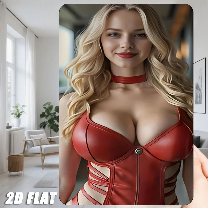 Vintage Metal Tin Sign Blonde Beauty Pin Up Girl Wall Art Decor for Home Bar Cafe