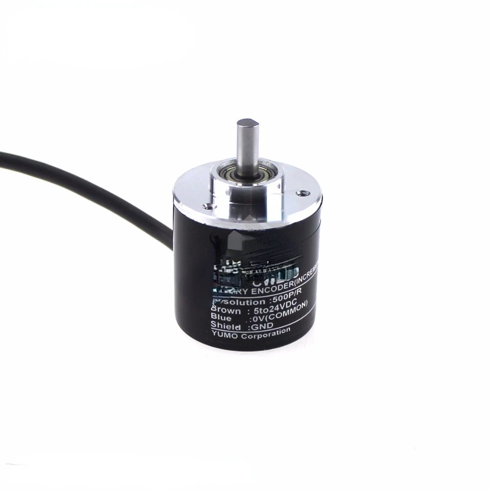 Hot sale E6B2-CWZ6C 500PPR  Shaft Optical Incremental Rotary Encoder