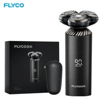 FS968 FLYCO High Quality Electric Shaver Men's Shaver Smart Full Body Cleaning Thin Edge Blade 1 Hour Fast Charge LED Display