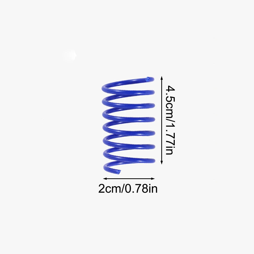 Giocattoli per gatti gattini Ampio durevole Calibro pesante Giocattolo a molla per gatti Molle colorate Molle a spirale per giocattoli per animali