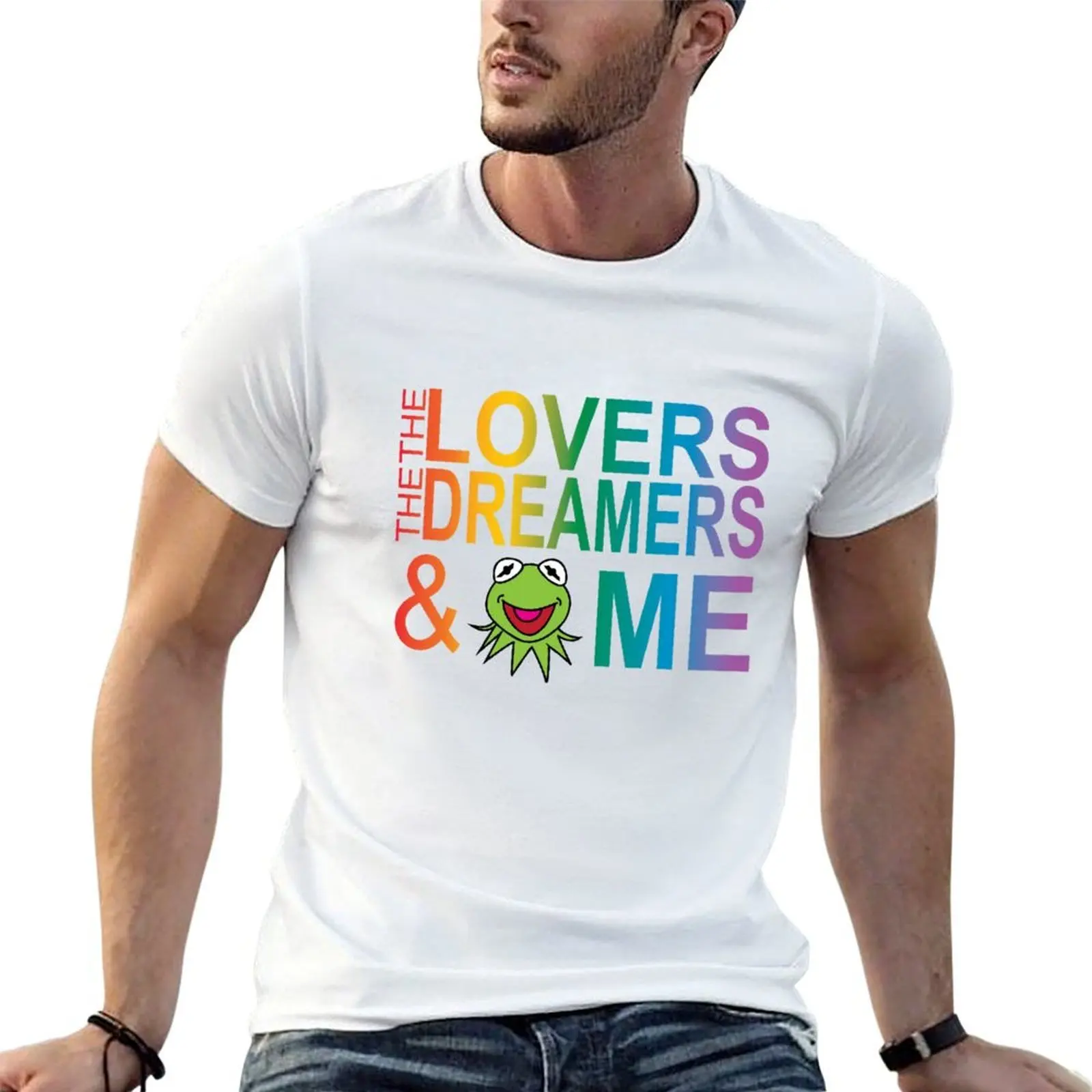 

The Rainbow Connection T-Shirt man t shirt luxury man graphic t shirt essential t shirt T-shirt