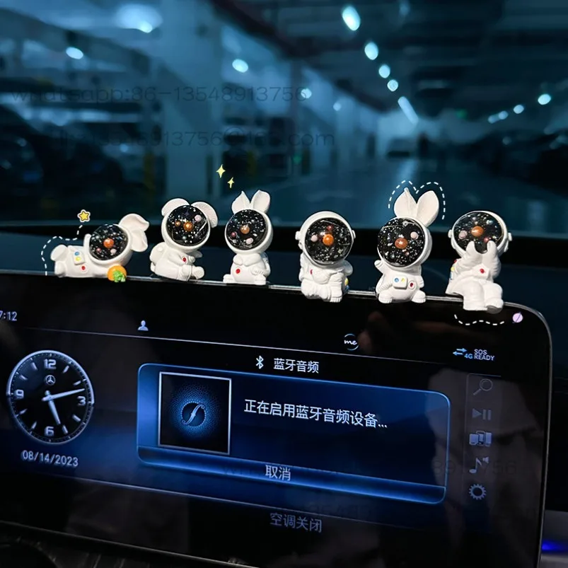 Rabbit car ornaments new creative car decoration spot fast delivery