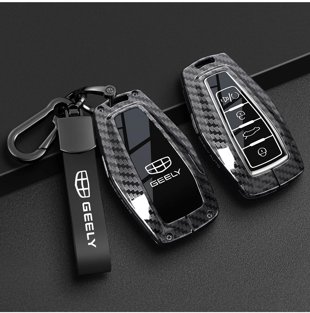 Car Smart Key Cover Case for Geely Coolray X6 Geometry C Emgrand Global Kulrey Hawk GX7 Okavango Remote Auto Accessories 5