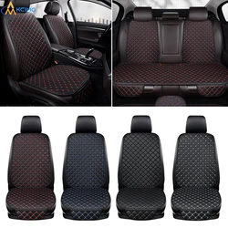 All Season Pu Leather Car Seat Cover Seat Back Cushion Minimalism Seat Cushion Universal Wear-resistant Protective Accessories