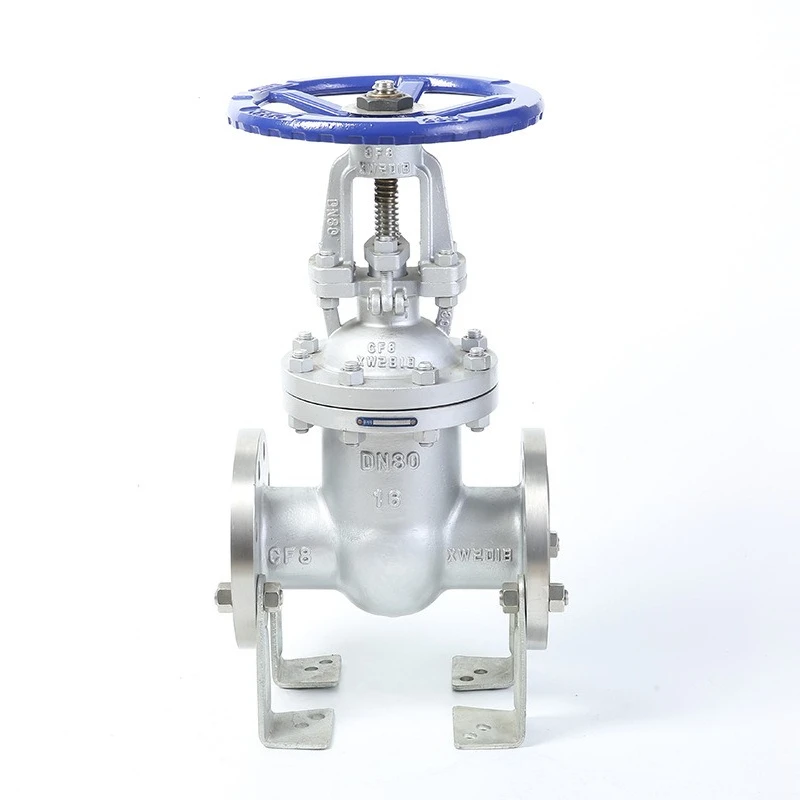 High Temperature Resistant Manual 304 Stainless Steel Flange Gate Valve Z41W/H‑16 Hard Sealing For Water System