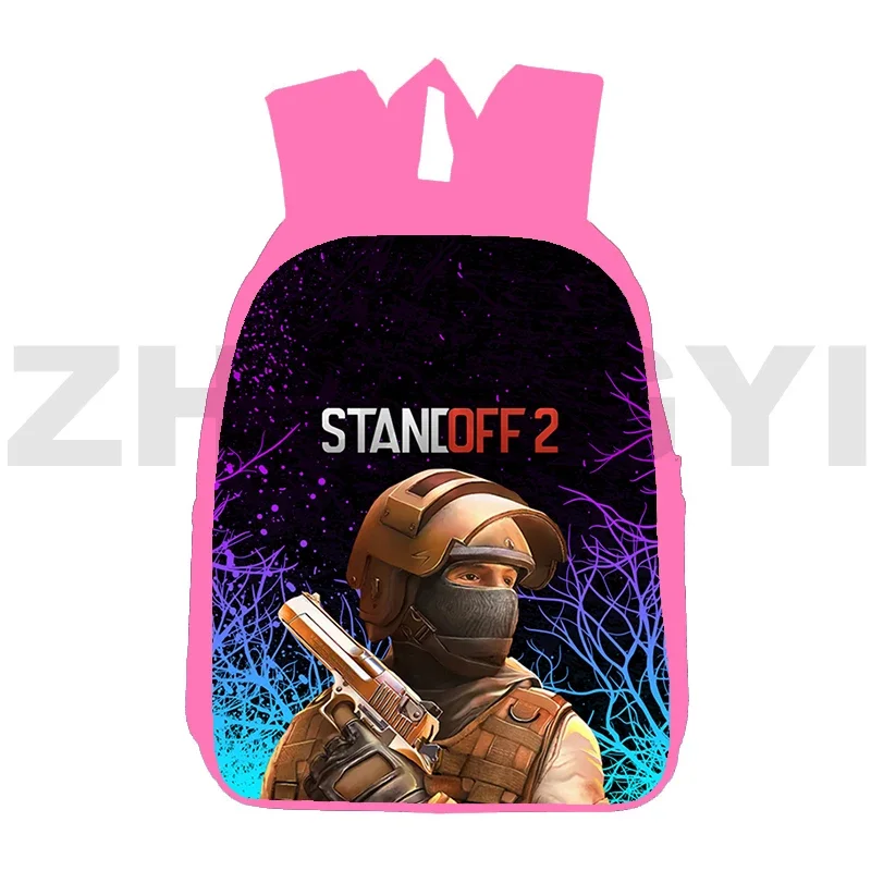 

Hot Fashion Girls Shooting War Standoff 2 Backpack 12/16 Inch Cute Student Satchel Kids Teenager Anime Standoff 2 Game Schoolbag