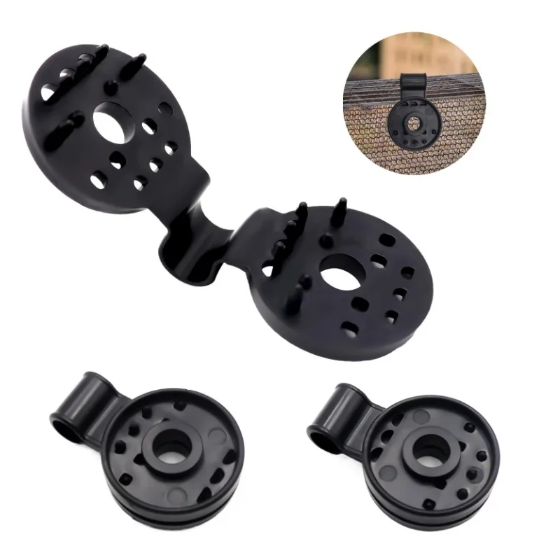 PP Virgin Plastic Shade Cloth Clips Reusable  Sun Shade Net Fix Hooks Greenhouse Garden Awning Mesh Fastener Clamps