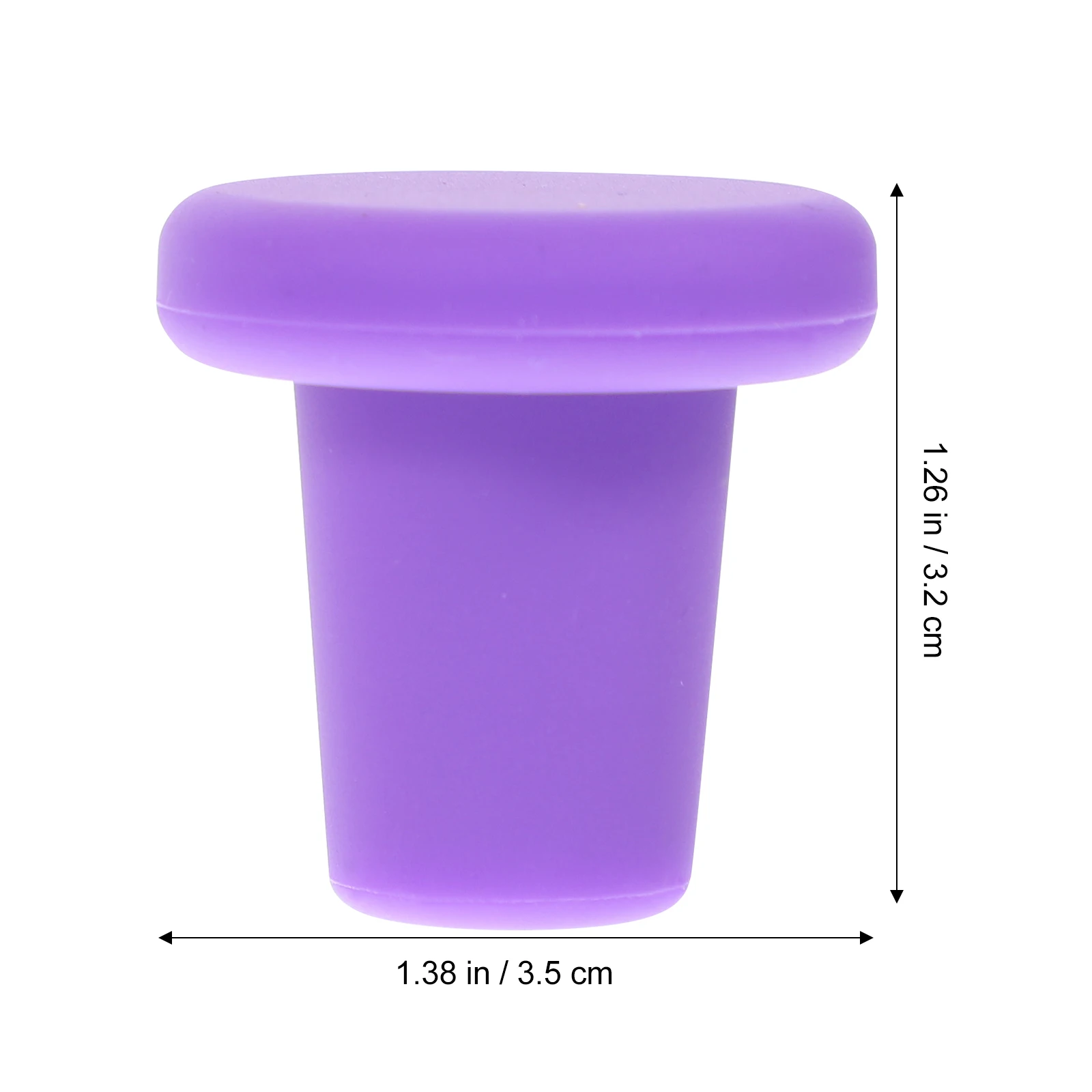 

6Pcs Silicone Wine Bottle Stopper Reusable Sealing Fresh Keeping Wine Saver Bottle Stoppers for Parties Bars Home