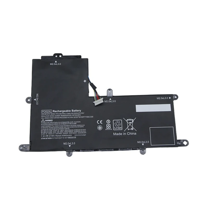PO02XL Laptop Battery 824560-005 TPN-Q166 HSTNN-IB7G for HP Stream11-R015WN 11-R014WM HSTNN-DB7G Series Notebook 7.6V 4960mAh