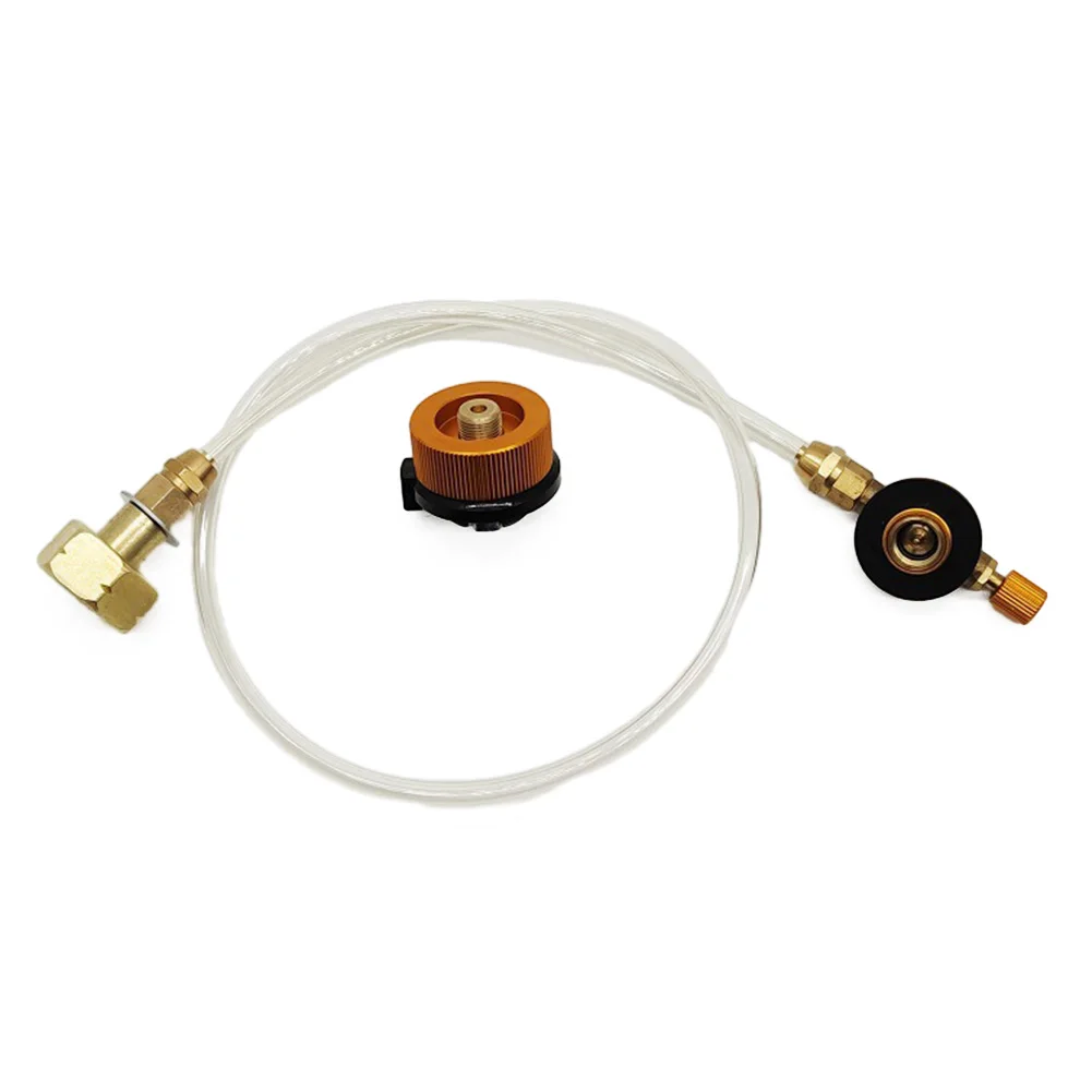 Refill Adapter Inflation Valve Barbecue Aluminum Alloy Convenience Easy Control High Quality Metal Gas Stove New