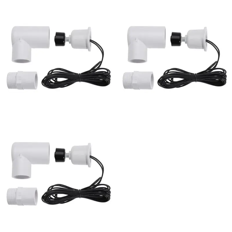 

AB41-3X SS2 Float Switch L-Shape With 3/4 Inch Adaptor And 6Ft Wire Water Float Switch For HVAC Drain Pan Condensate Outlet