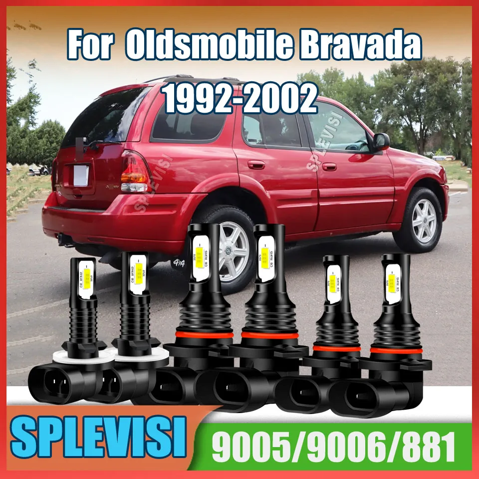 

9005 9006 881 Headlight Foglight Stock Replaced For Oldsmobile Bravada 1992 1993 1994 1995 1996 1997 1998 1999 2000 2001 2002