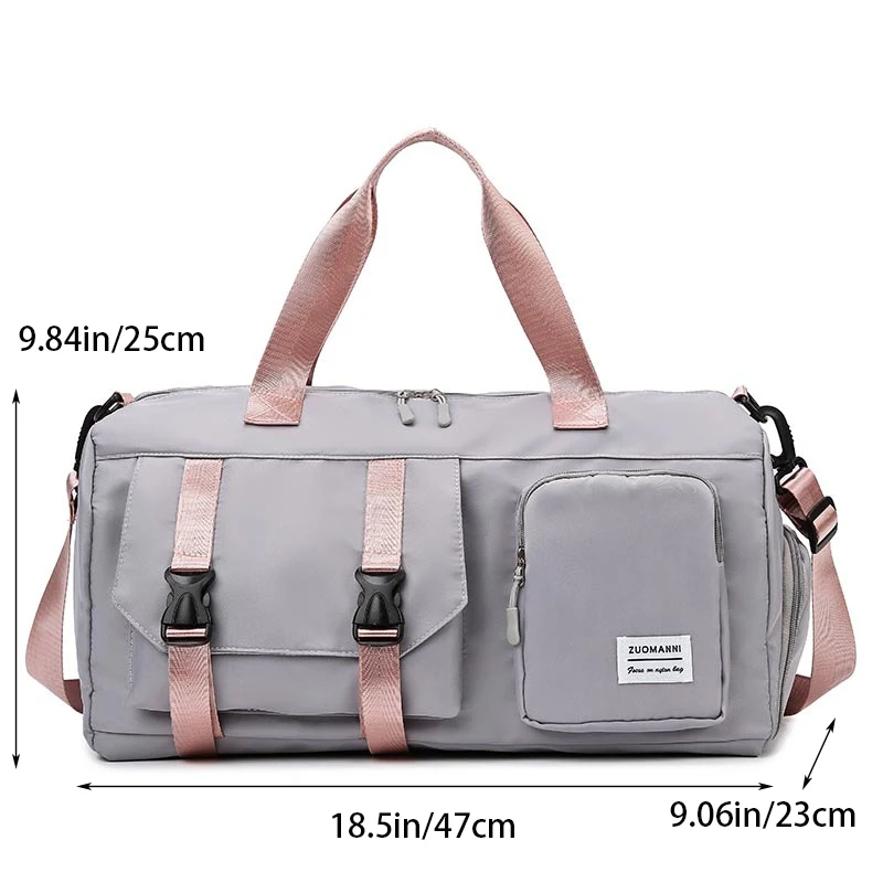 Travel Bag Luggage Handbag Women\'s Shoulder Bag Large Capacity Brand Waterproof Nylon Sports Gym Bag Ladies Crossbody Bag