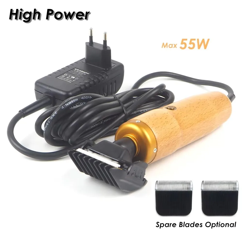 Cortadora profesional de alta potencia de 55W para mascotas, afeitadora VS888, cortacésped eléctrico para gatos y animales, Máquina para cortar cabello europea