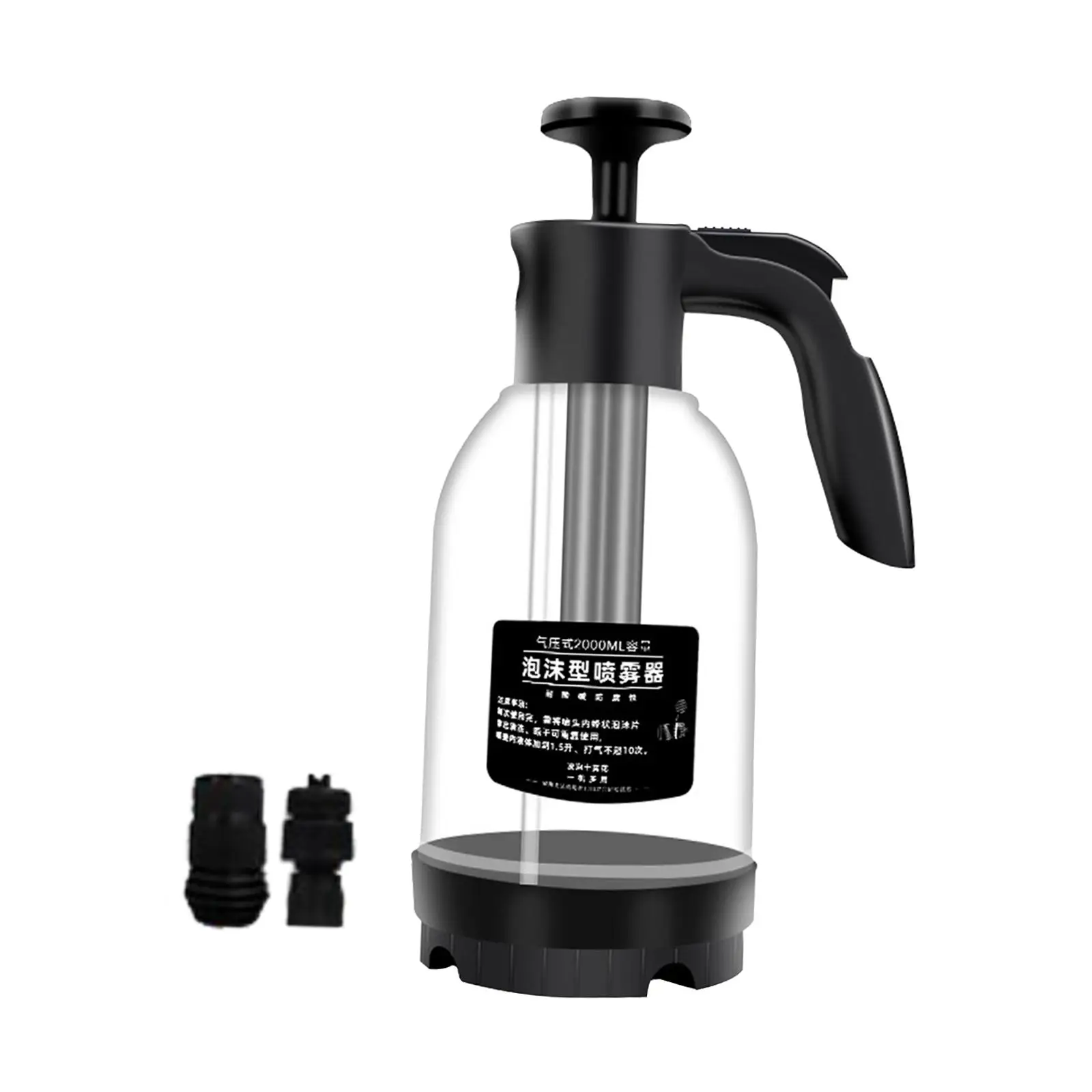 庭や芝生,車,ガーデニング用のシングルハンドプレッシャー噴霧器,ポータブルフォームウォッシュ,2.0l