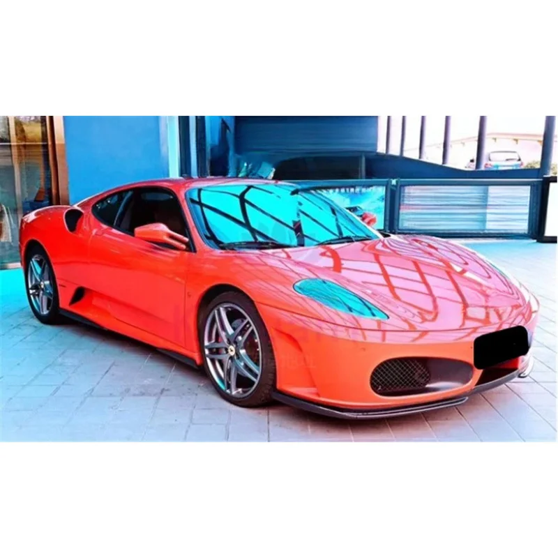 Carbon Fiber Front Bumper Lip Rear Diffuser Spoiler Side Skirt Body Kit
