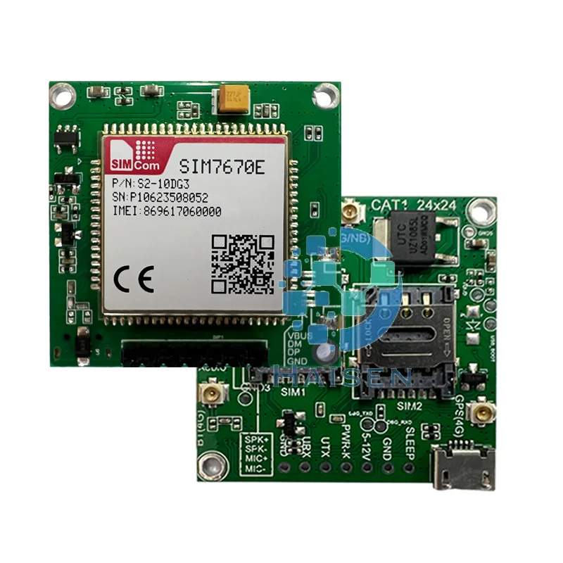 HAISEN SIMCOM SIM7670E Core Board SIM7670E Development Board LTE CAT1+4G+GPS SIM7670