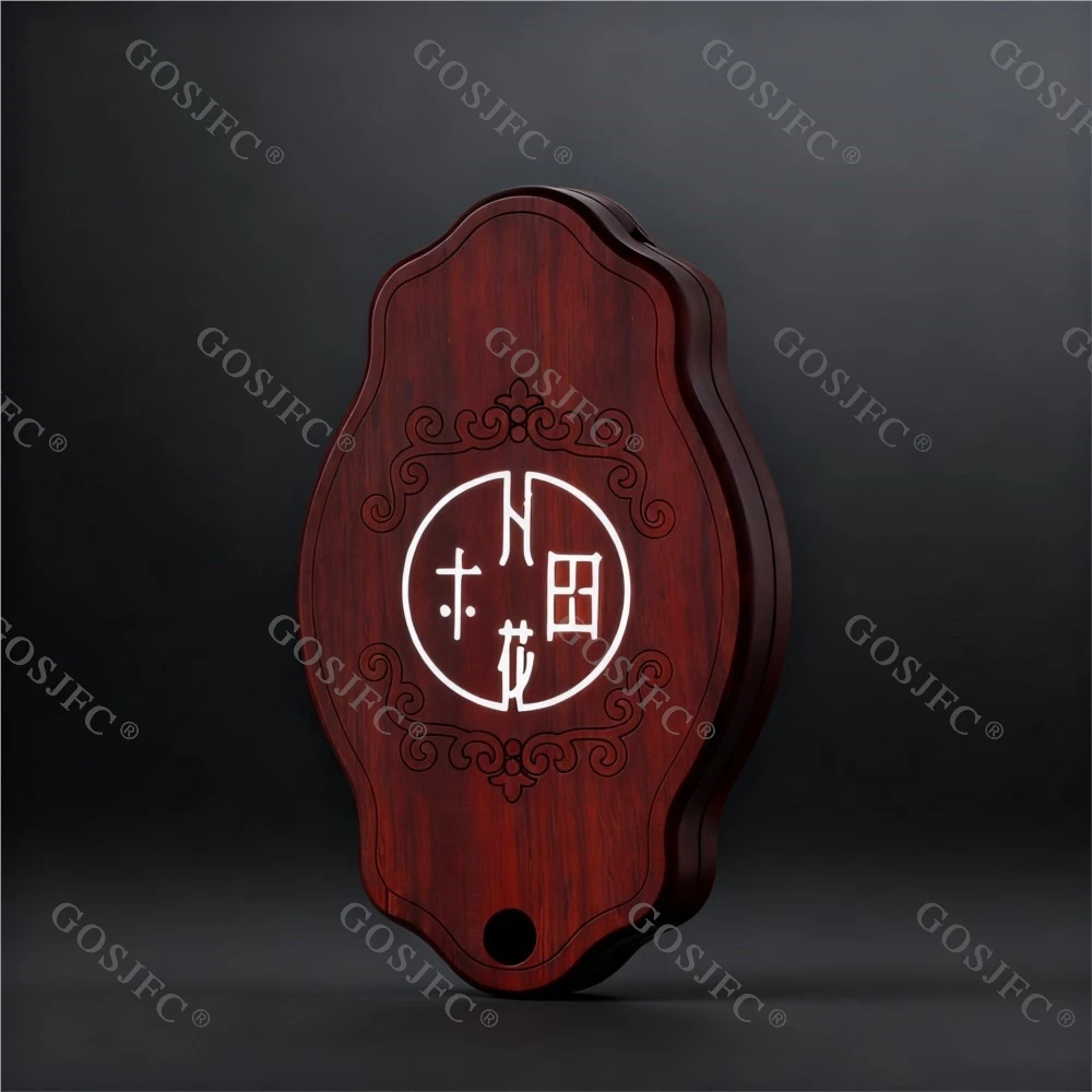 Wood & Flower Push Slider EDC Wood Fidget Toys Antistress For Adult Stress Relief Toy Original Designs Anxiety Relief Gadgets