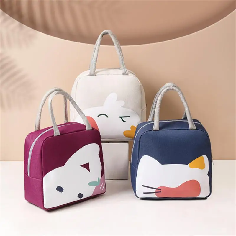 Insulated Thermal Food Picnic Bags Pouch Picnic Food Storage Tools For Women Girl Kids Children Portable Dinner Container