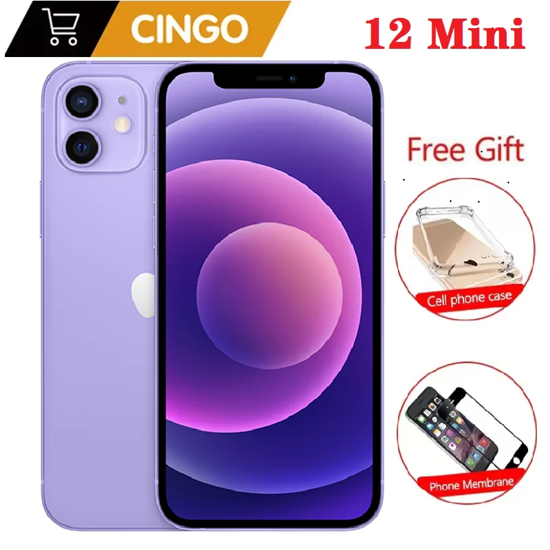 yZ[zApple iPhone 12 mini 64GB/128GB/256GB iOS A14 5.4C` fA12MP IWiSIMt[ iPhone 12mini gѓdb