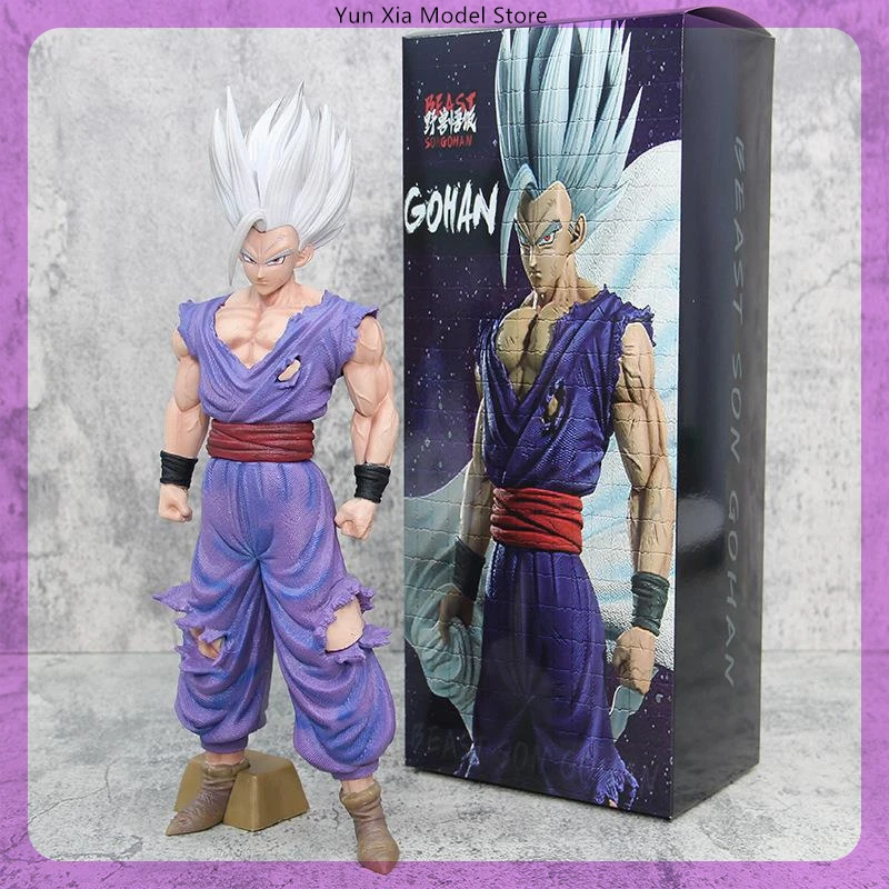 32cm Dragon Ball Sky Gofan Full Potential Standing Anime Figure Model Gk Statue Boys Collection Desktop Decoration Ornament Toys