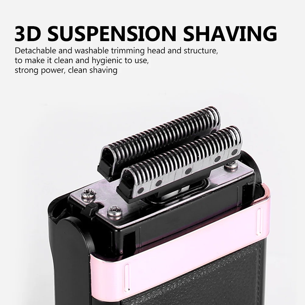 Electric Shaver Mustache Trimmer for Men 3D Floating Shaving Razor Mini Abs Face Man Multipurpose Personal Care