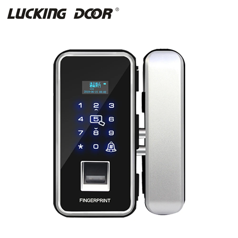 

Smart Door Lock Fingerprint Lock Electronic Digital Opener Electric RFID Security Double Door Password Lock Office Acc