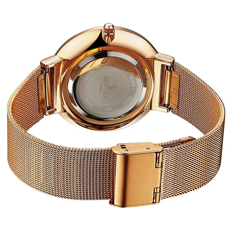 

Лидер продаж, мужские кварцевые часы, ультратонкий сетчатый ремень, спортивные водонепроницаемые часы для отдыха