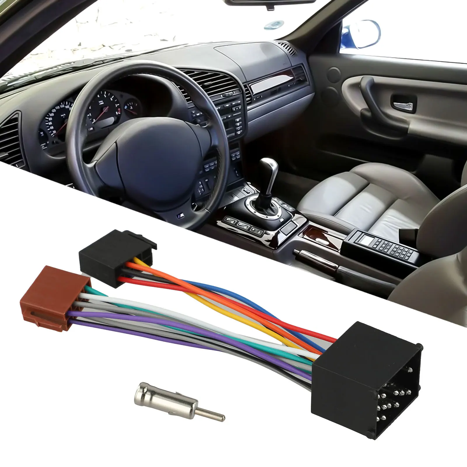 Car Accessories Wiring Harness Car Audio Setup Practical Design Reliable Performance For BMW E36 Car Accessories