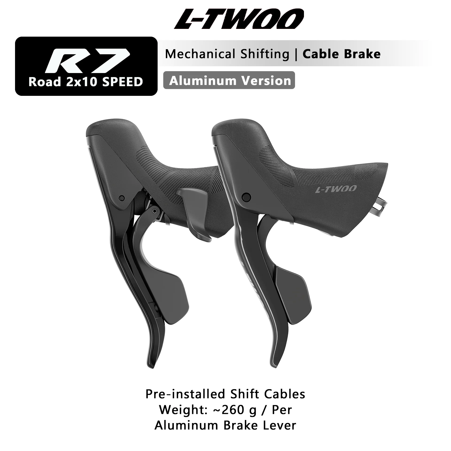 LTWOO R7 Cable Brake 2x10 Speed 20s Road Groupset, Shifter Rear Derailleurs Front Derailleurs 4700 R3000
