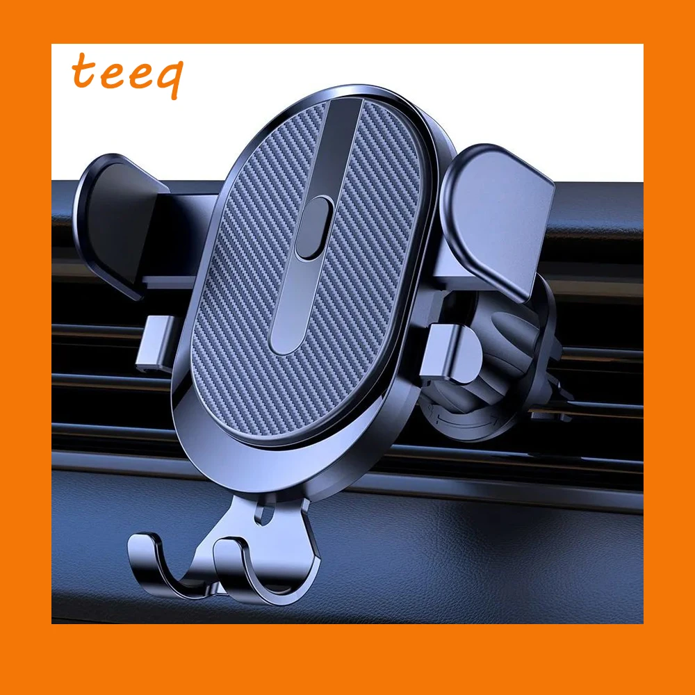 Kfz-Handyhalterung, TEEQ 2025, Upgrade mit automatischer Verriegelung, universeller Handyhalter mit Hakenclip für Auto-Lüftungsschlitze für iPhone, Samsung
