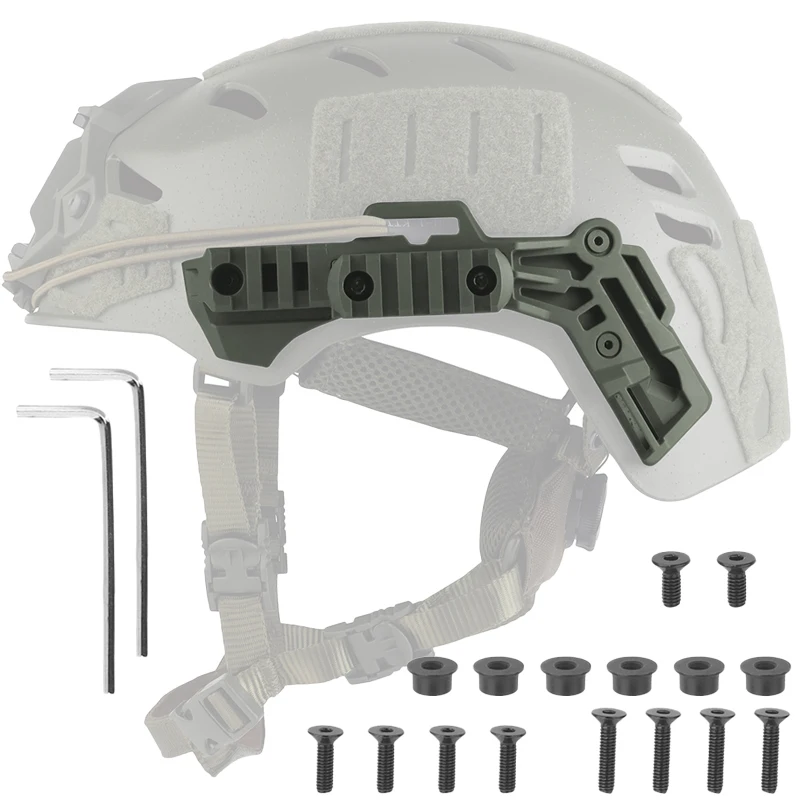 팀 웬디 헬멧 마운트 레일 교체 가이드 레일, 방탄 2.0 및 3.0 팀 웬디 헬멧 액세서리