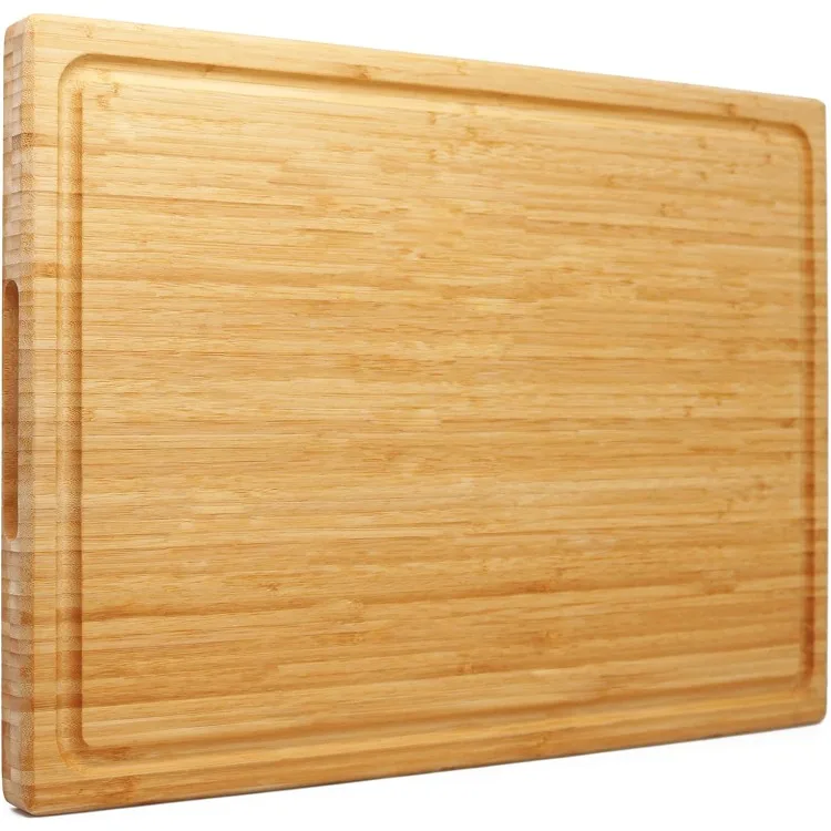 Extra Large XXXL Bamboo Cutting Board 24 x16 Inch, Largest Wooden Butcher Block for Turkey, Meat, Vegetables, BBQ,