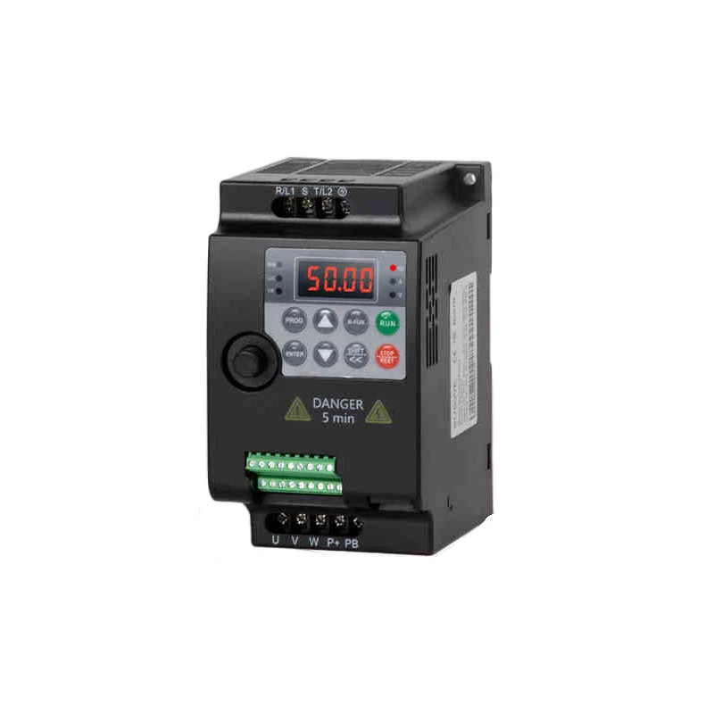 VFD Inverter Frequency Converter 50 60 Hz AC Drive 0.75kw-7.5kw 220V Three 3 Pause Variable Frequency Drive