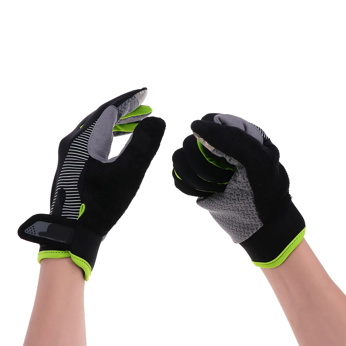 

1pcs Anti-Slip Full Finger Cycling Gloves Breathable Wear-Resistant Mountain Bike Gloves For Outdoor Riding Workout Protection