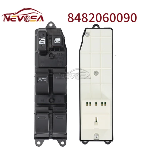 Novosa-Interruptor de Control de elevalunas para Toyota, Echo, Yaris, T.U.V, 4runner, Hilux, Land Cruiser, Camry, 8482060090-84820, 60090