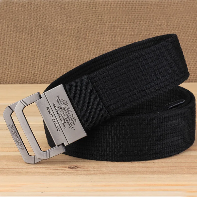 Men Military Army Tactical Belt Outdoor Waistband Swat Strap with Buckle Rappelling Canvas Belts for Men 120cm