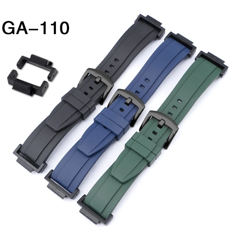 

Fluorine Rubber Watchband Strap for Casio G-Shock DW-5600 5610 GA-110 400 700 2100 GD-100/110/120 6900 GW-M5610 Watch Band Modif