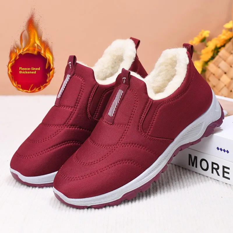 

Men's Cotton Shoes Winter New Velvet Thickened Waterproof Boots Safety Shoes Thermal Casual Snow Boots