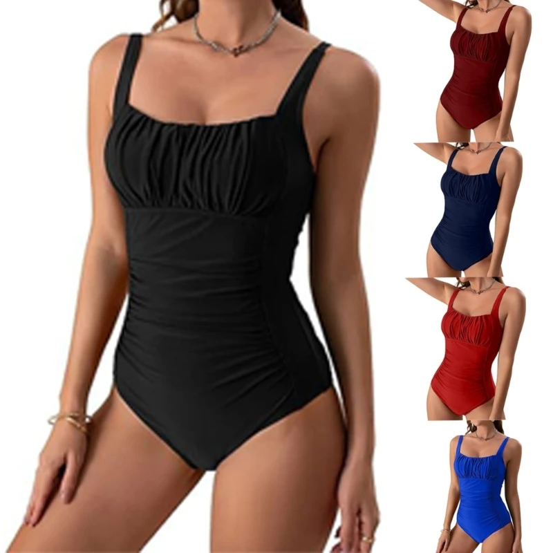 Women Sexy Pieced Swimsuits Bathing Suit Tummys Control Monokini Swimwears Dropshipping