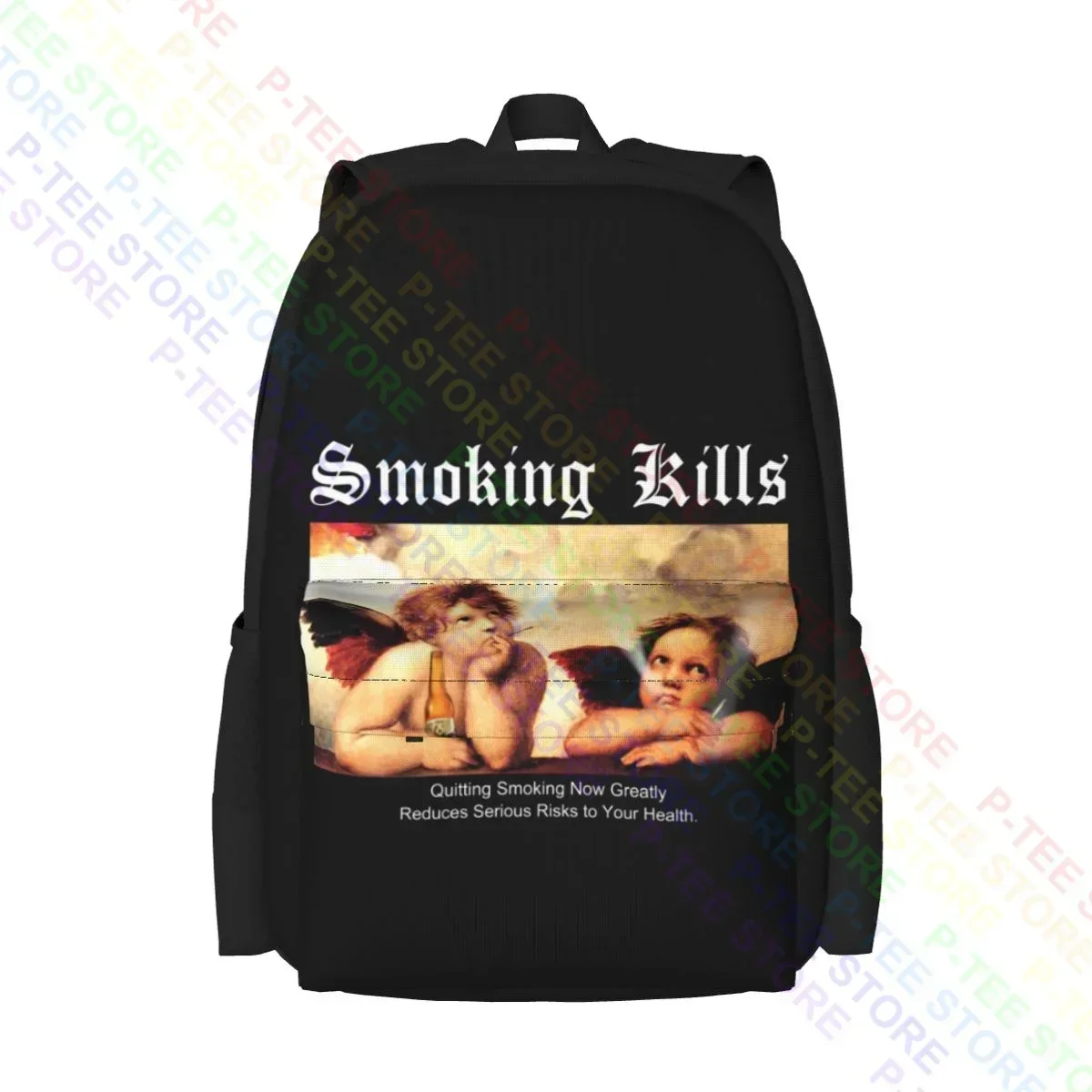 

Fr2 Fxxing Rabbit Smoking Kills Angels Large Capacity Backpack Fashion New Style Sports Bag Outdoor Running