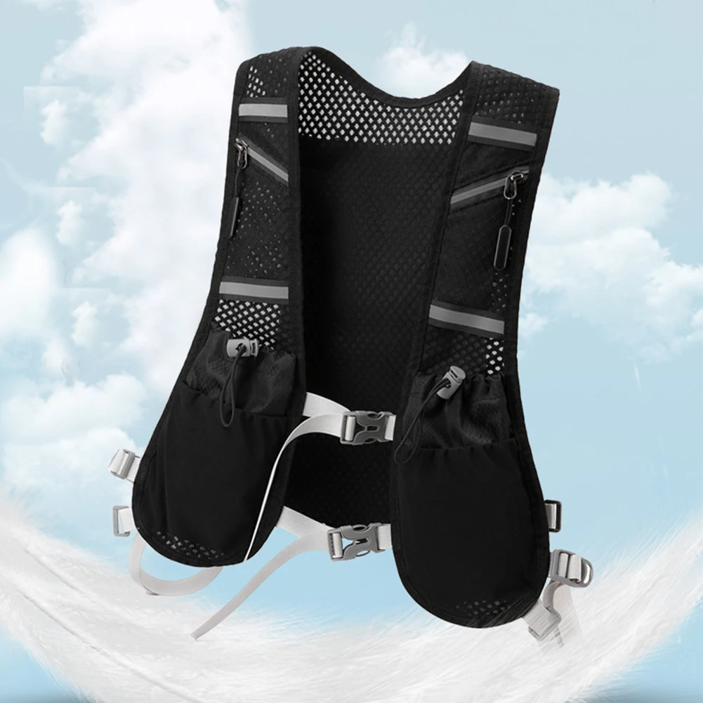 

Hydration Running Vest Running Phone Holder Vest Reflective Hydration Vest Lightweight Cycling Backpack for Outdoor Sports