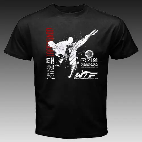 Kukkiwon World Tae Kwondo Headquarter Korean Martial Art T-Shirt 100% Cotton O-Neck Short Sleeve Summer Casual Mens T-shirt