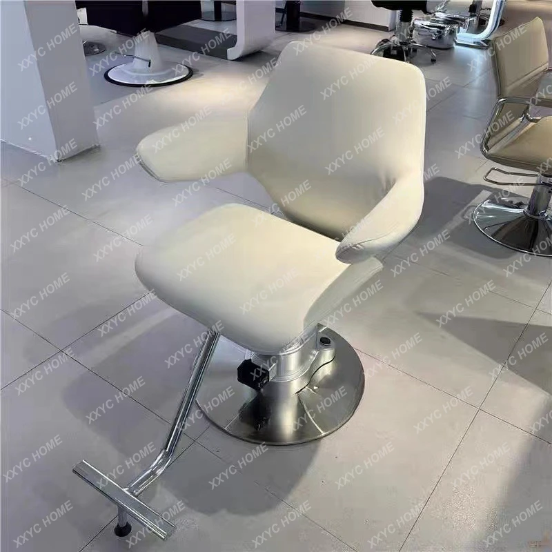 LHigh-end barber shop chair hair salon special perm, dyeing and cutting hair salon electric lift chair